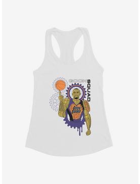 Space Jam: A New Legacy Chronos Spinning Gears Goon Squad Girls Tank, WHITE, hi-res