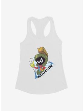 Space Jam: A New Legacy Marvin The Martian Triangle Grid Girls Tank, WHITE, hi-res