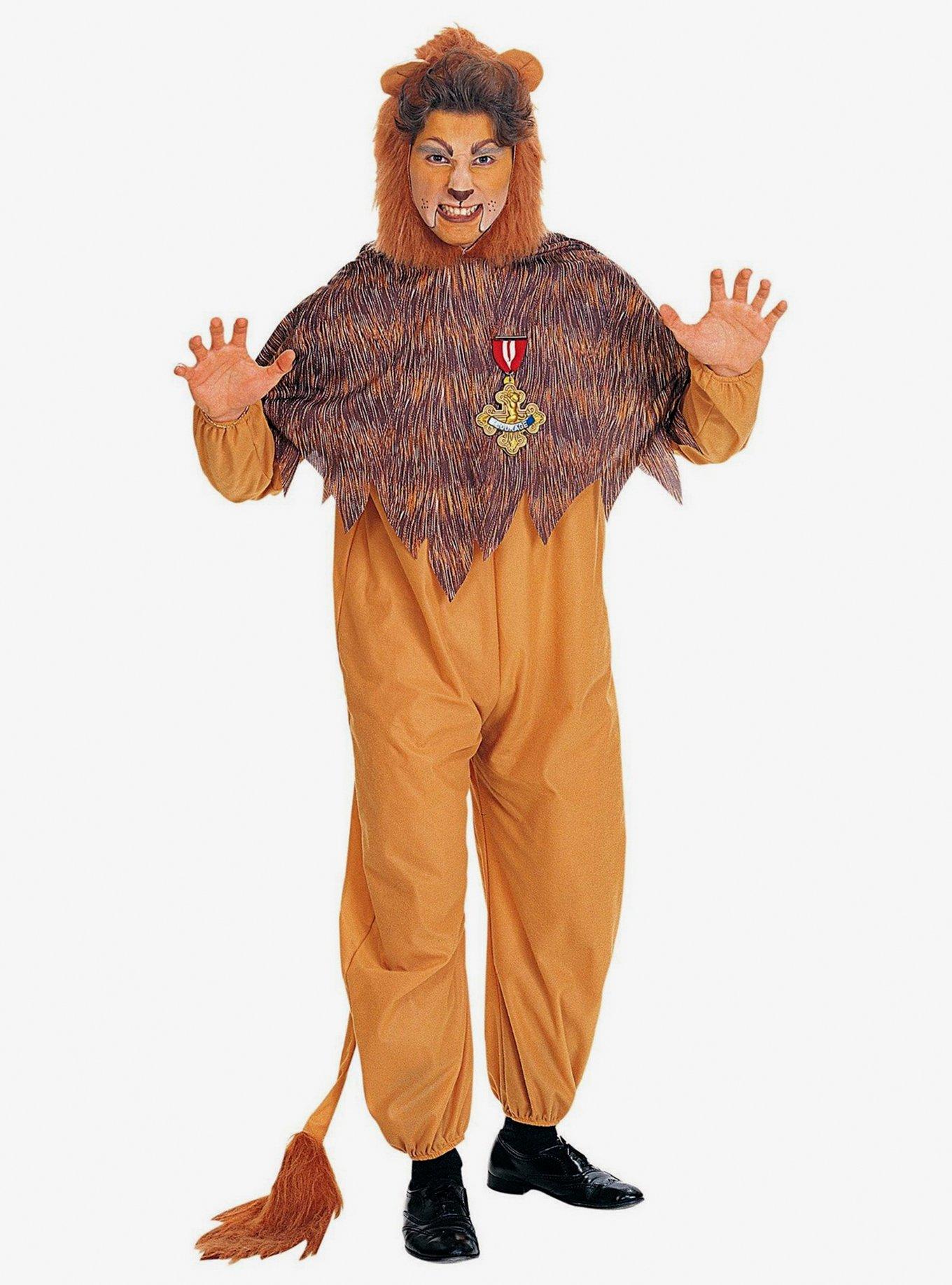 The Wizard Of Oz Cowardly Lion Costume, BROWN, hi-res