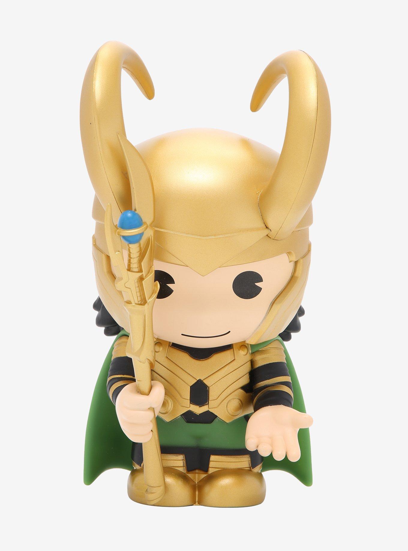 Marvel Loki Chibi Coin Bank, , hi-res