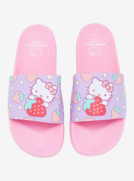 Hello Kitty Strawberry Slide Sandals | Hot Topic