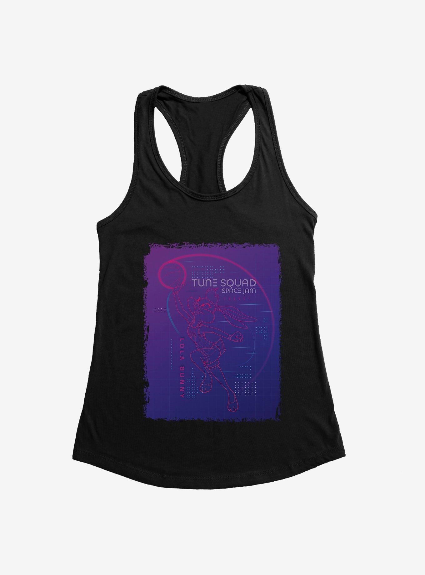 Plus Size Space Jam: A New Legacy Lola Bunny Tune Squad Digital Sketch Womens Tank Top, , hi-res
