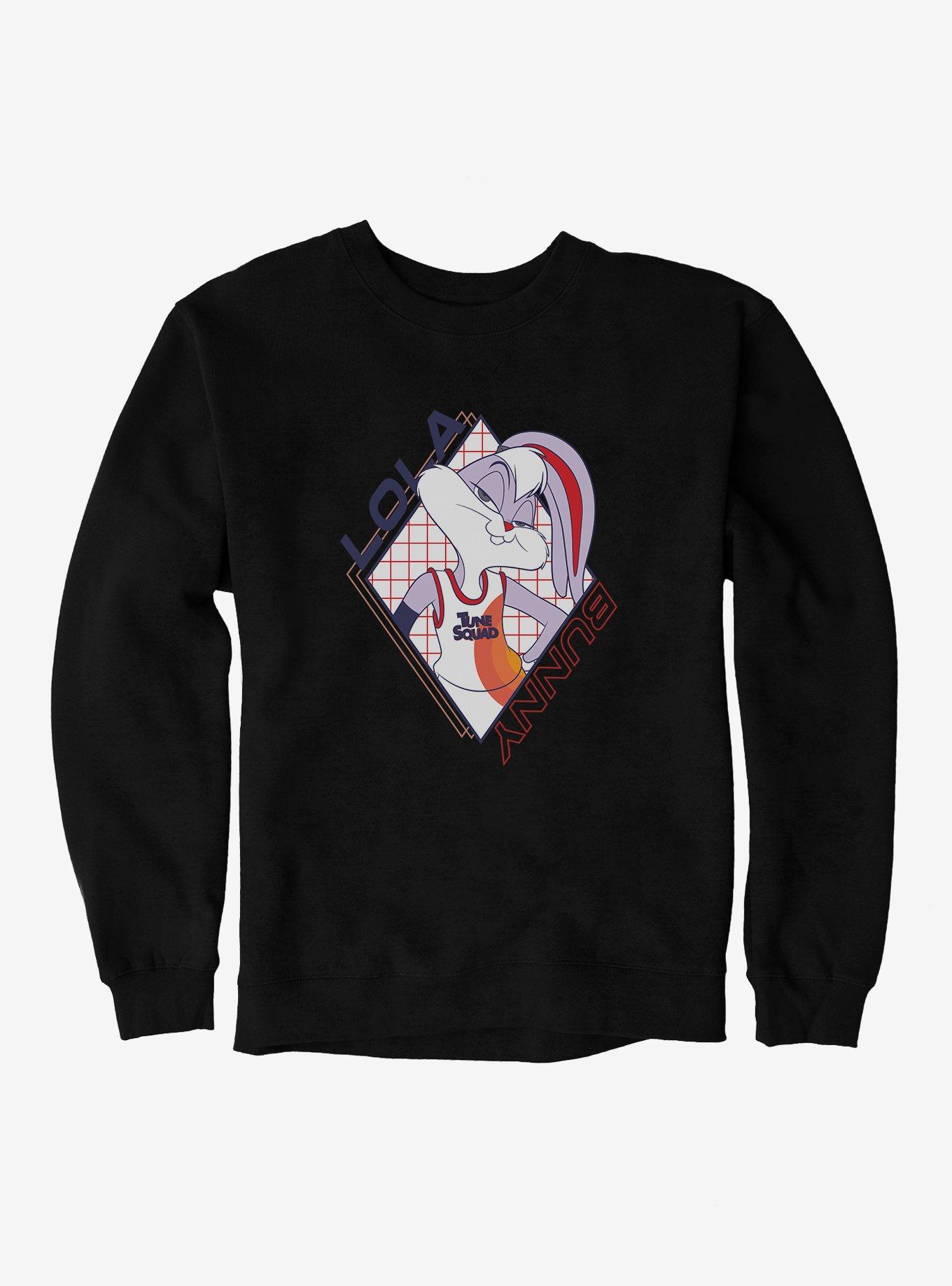 Plus Size Space Jam: A New Legacy Lola Bunny Diamond Grid Sweatshirt, , hi-res