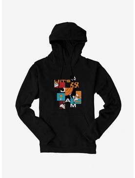 Plus Size Space Jam: A New Legacy Let's Jam Logo Hoodie, , hi-res
