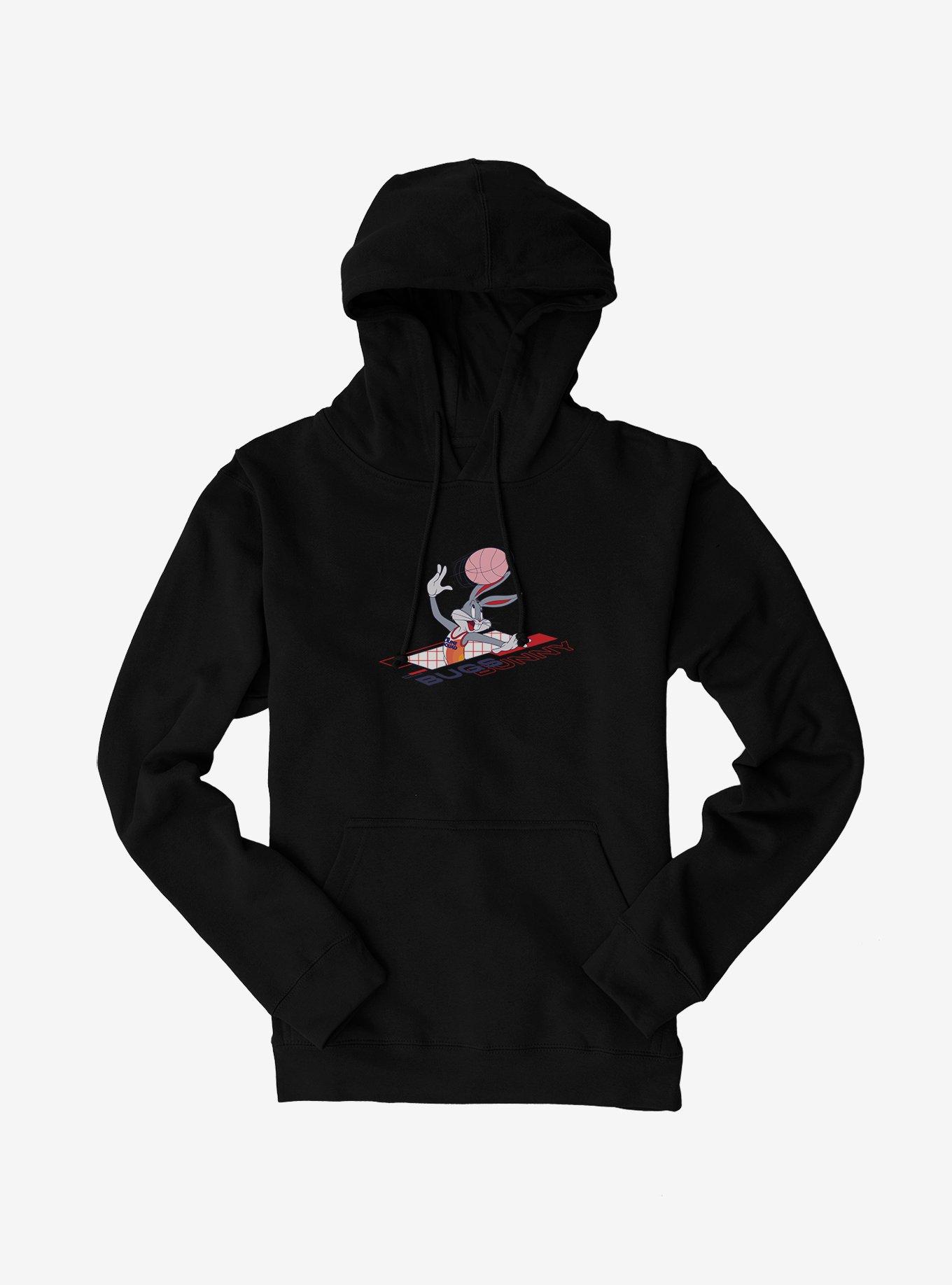 Space Jam: A New Legacy Bugs Bunny Leaving The Grid Hoodie, BLACK, hi-res