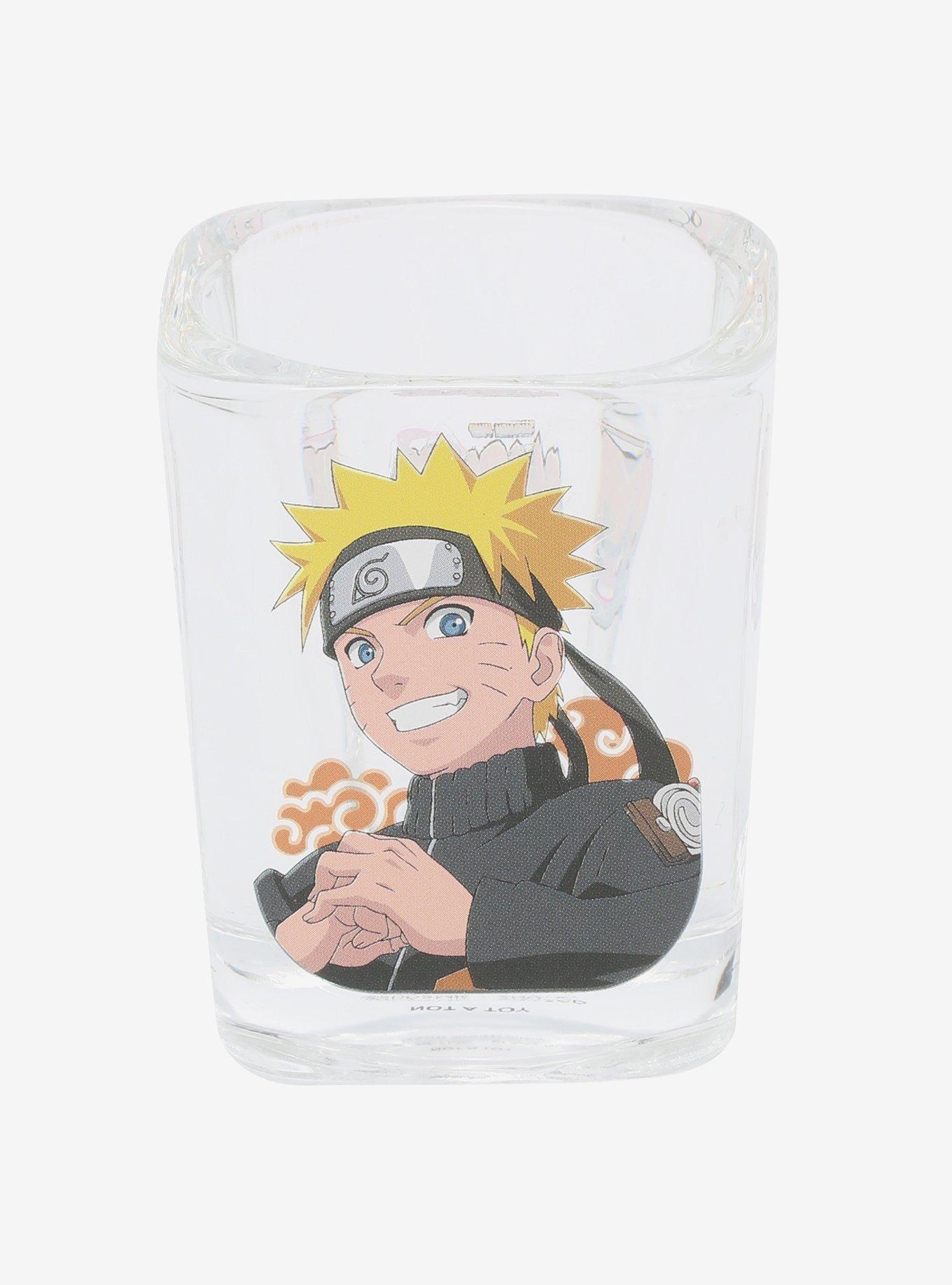 Naruto Shippuden Naruto Fight Pose Mini Glass Hot Topic