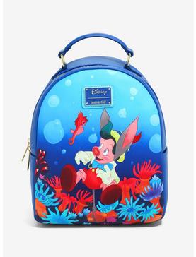 Plus Size Loungefly Disney Pinocchio Underwater Mini Backpack - BoxLunch Exclusive, , hi-res
