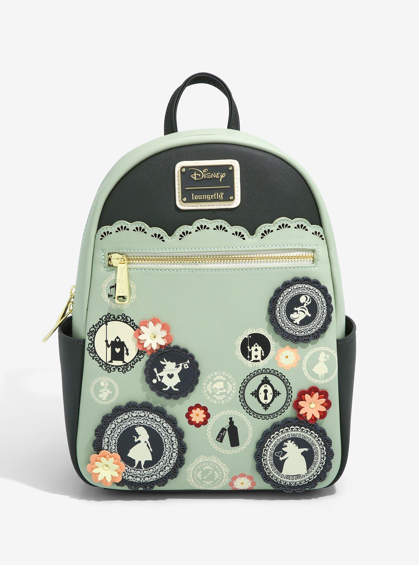 Loungefly Disney Alice in Wonderland Doily Portraits Mini Backpack