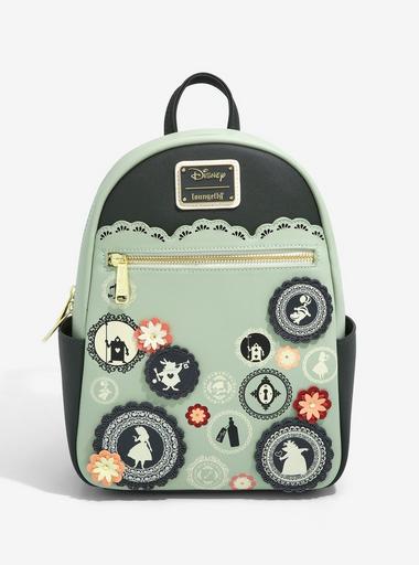 Alice In Wonderland Mini Backpack Exclusive: INC. LOUNGEFLY: 671803396463