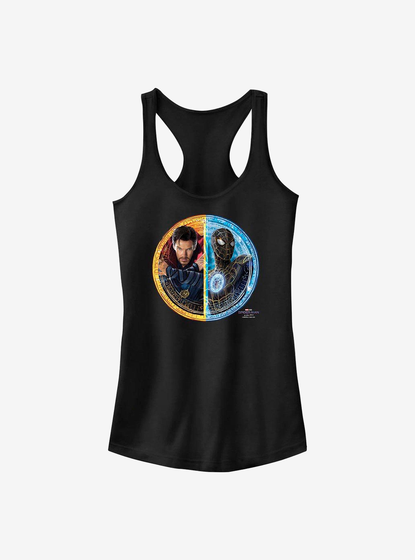 Marvel Spider-Man: No Way Home Spidey Doctor Strange Circle Girls Tank, BLACK, hi-res