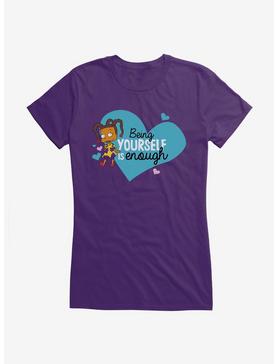 Rugrats Susie Carmichael Being Yourself Is Enough Girls T-Shirt, PURPLE, hi-res