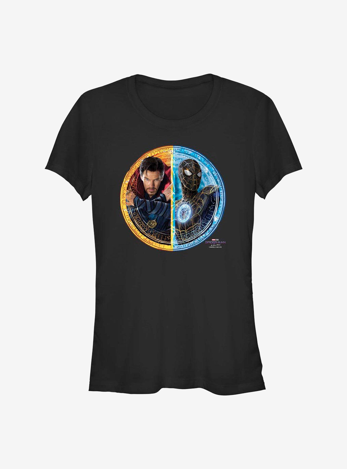 Marvel Spider-Man: No Way Home Spidey Doctor Strange Circle Girls T-Shirt