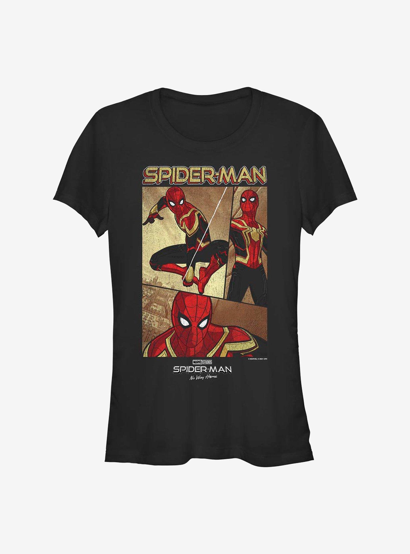 Marvel Spider-Man: No Way Home Three Panel Spidey Girls T-Shirt, , hi-res