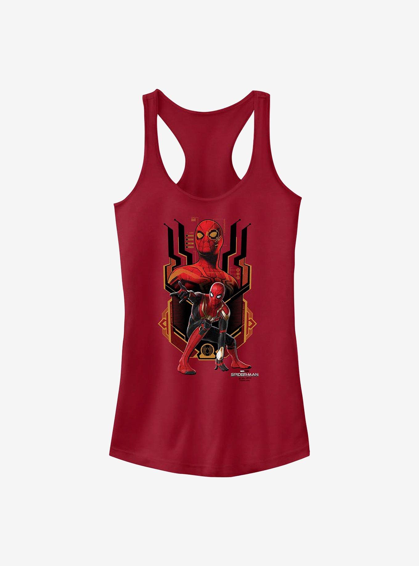 Marvel Spider-Man: No Way Home Integrated Suit Girls Tank, SCARLET, hi-res