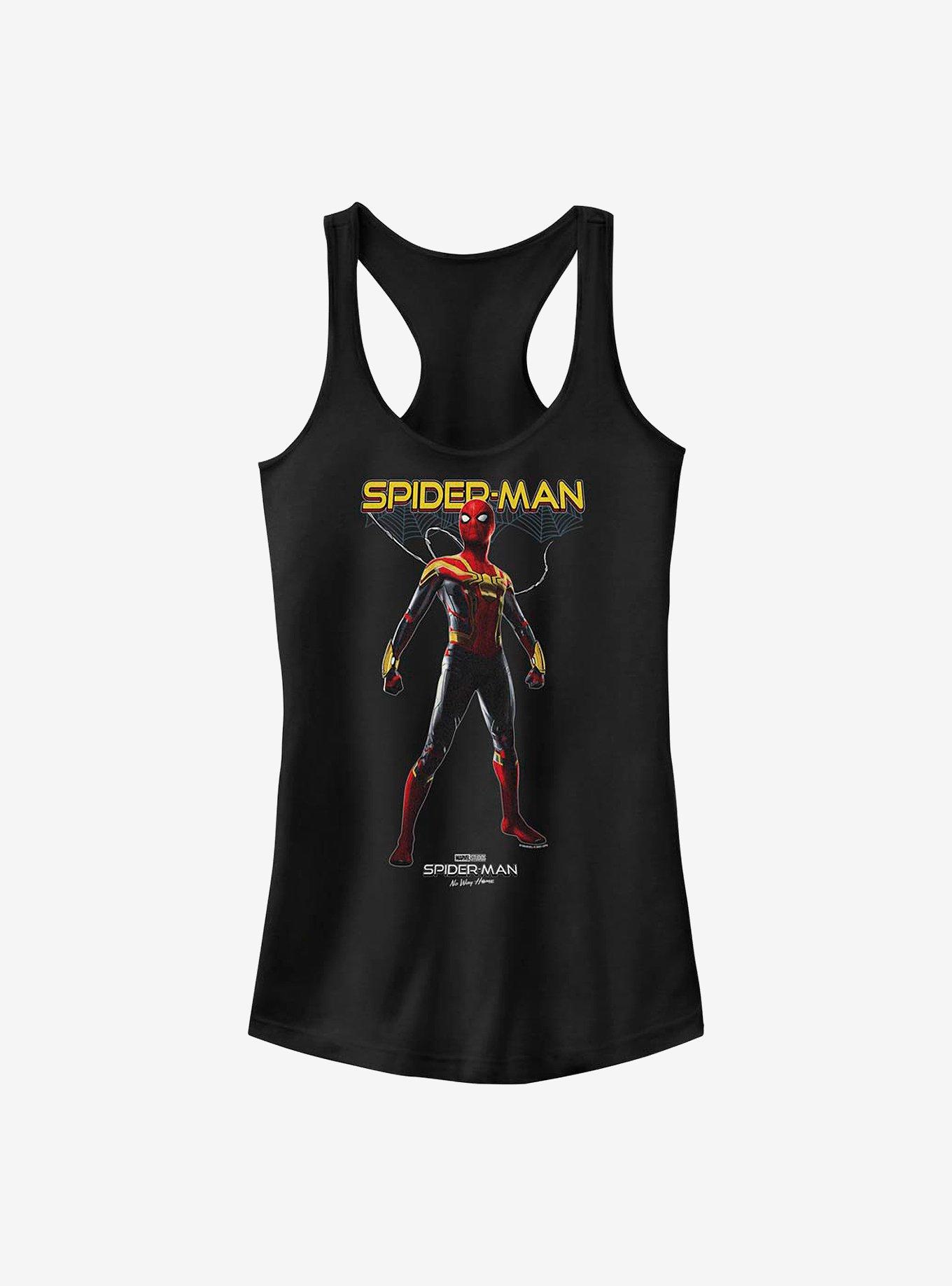 Marvel Spider-Man: No Way Home Spiderweb Hero Girls Tank, BLACK, hi-res