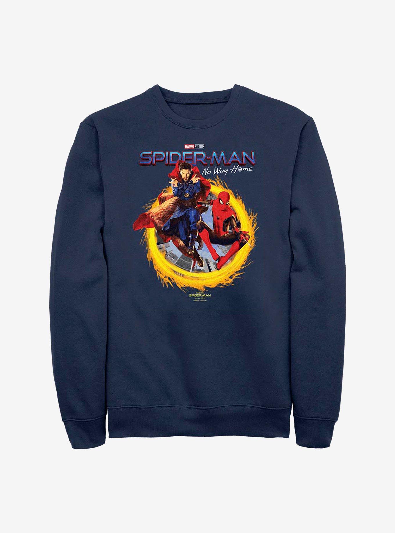 Marvel Spider-Man: No Way Home No Way Home Doctor Strange Crew Sweatshirt, NAVY, hi-res