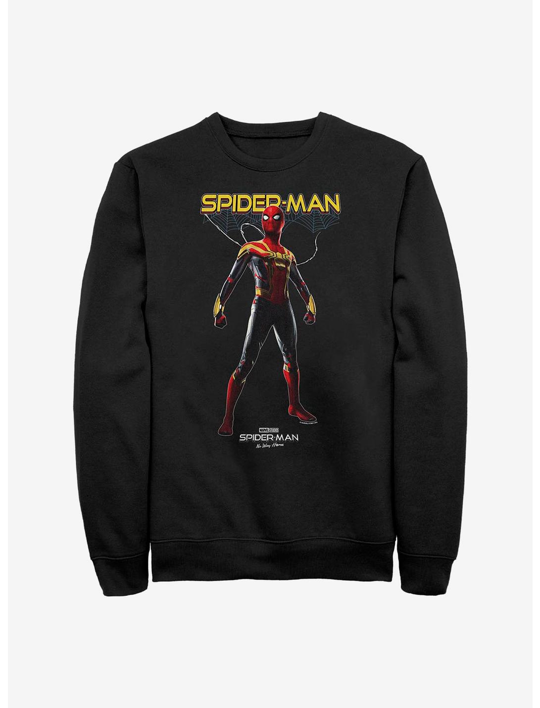 Marvel Spider-Man: No Way Home Spiderweb Hero Crew Sweatshirt, BLACK, hi-res