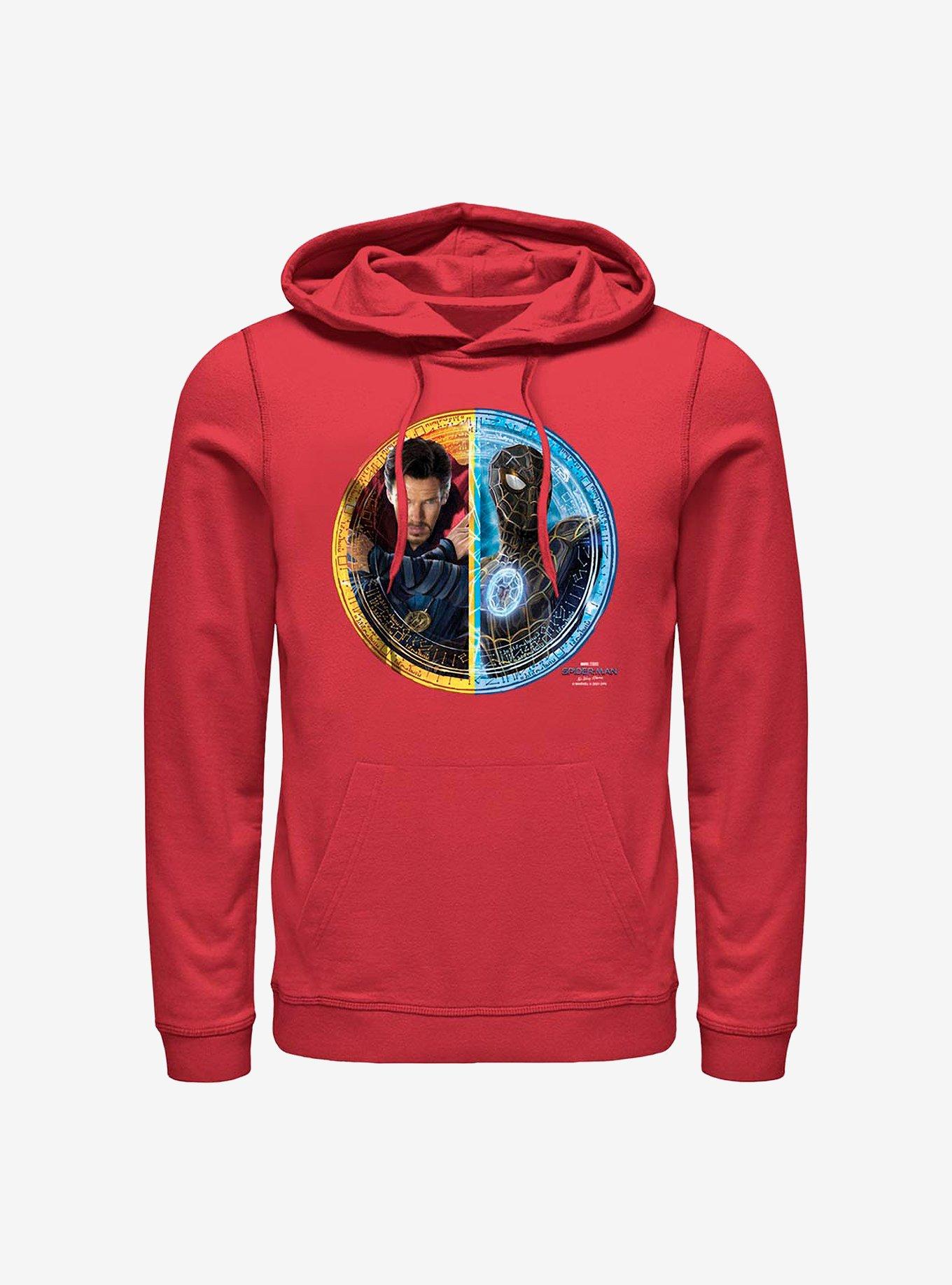 Marvel Spider-Man: No Way Home Spidey Doctor Strange Circle Hoodie, RED, hi-res