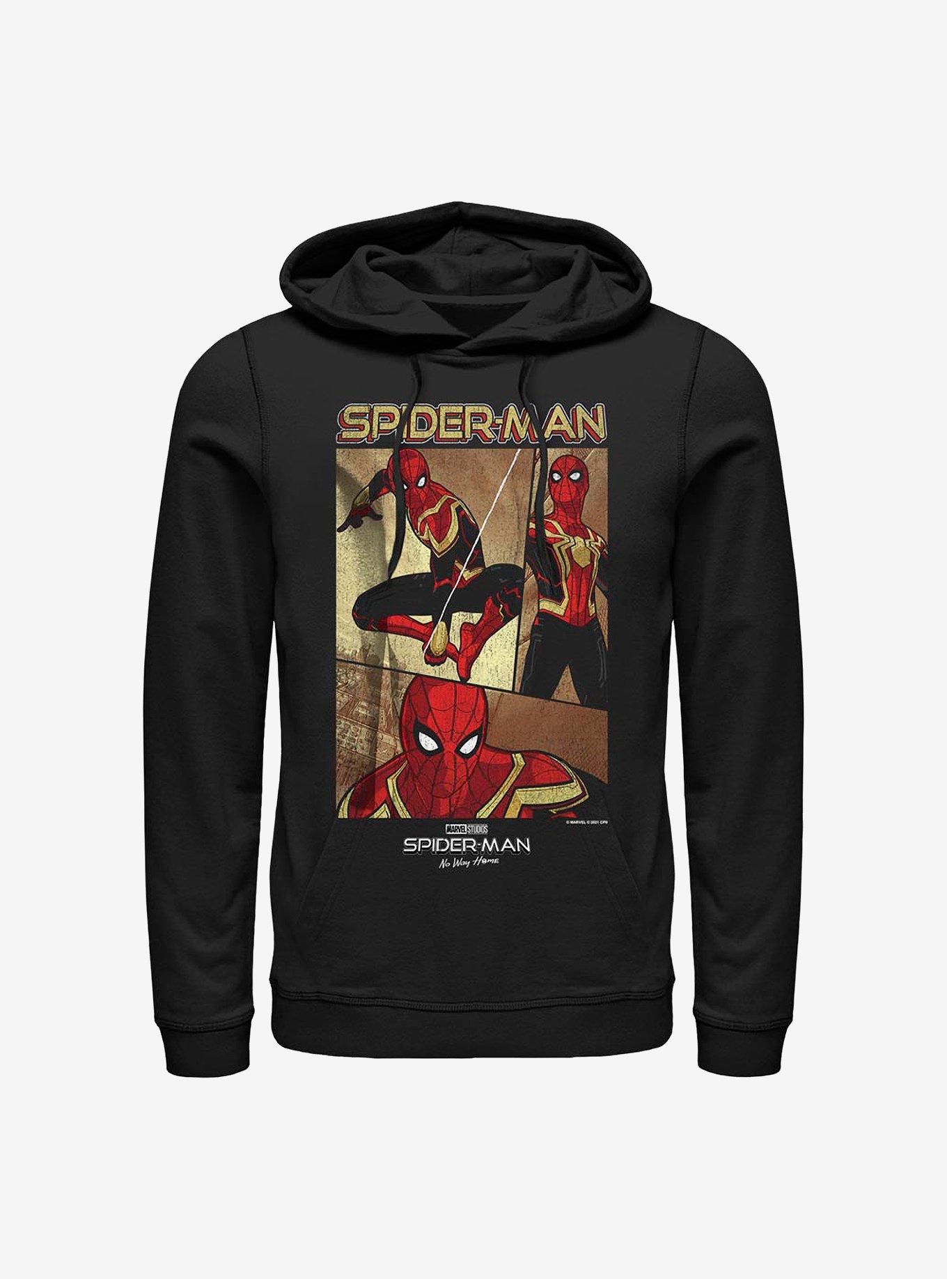 Marvel Spider-Man: No Way Home Three Panel Spidey Hoodie, BLACK, hi-res