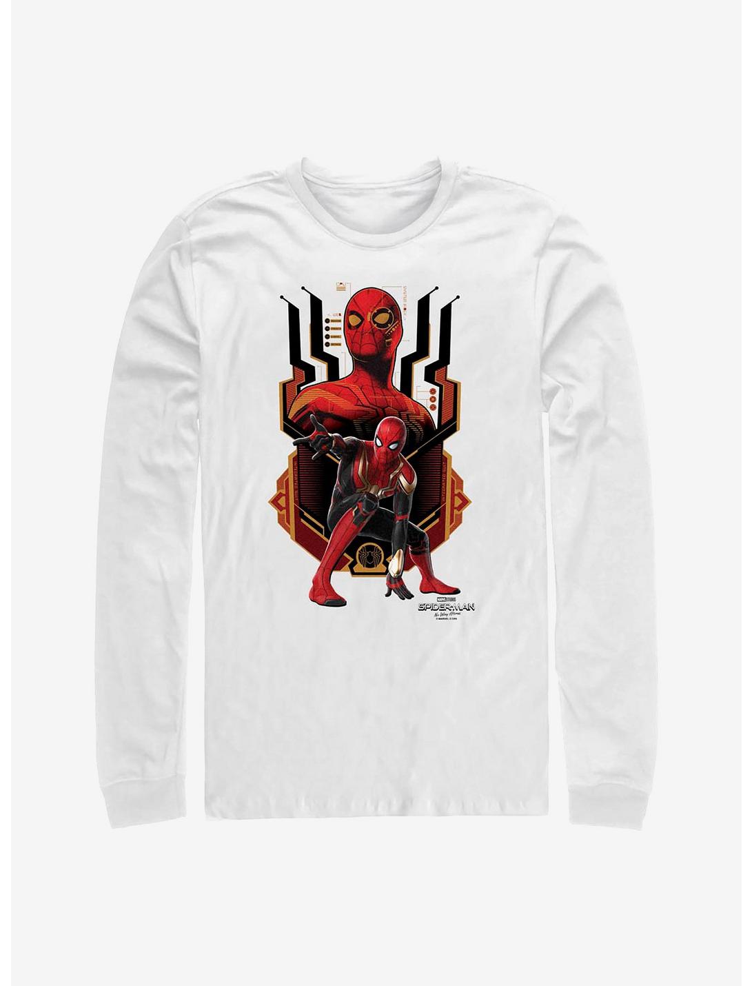 Marvel Spider-Man: No Way Home Integrated Suit Long-Sleeve T-Shirt, WHITE, hi-res