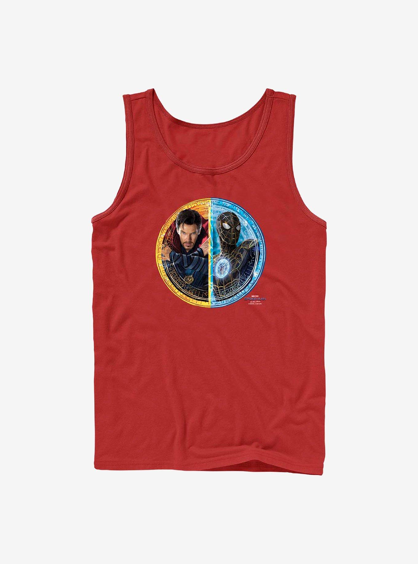 Marvel Spider-Man: No Way Home Spidey Doctor Strange Circle Tank, RED, hi-res