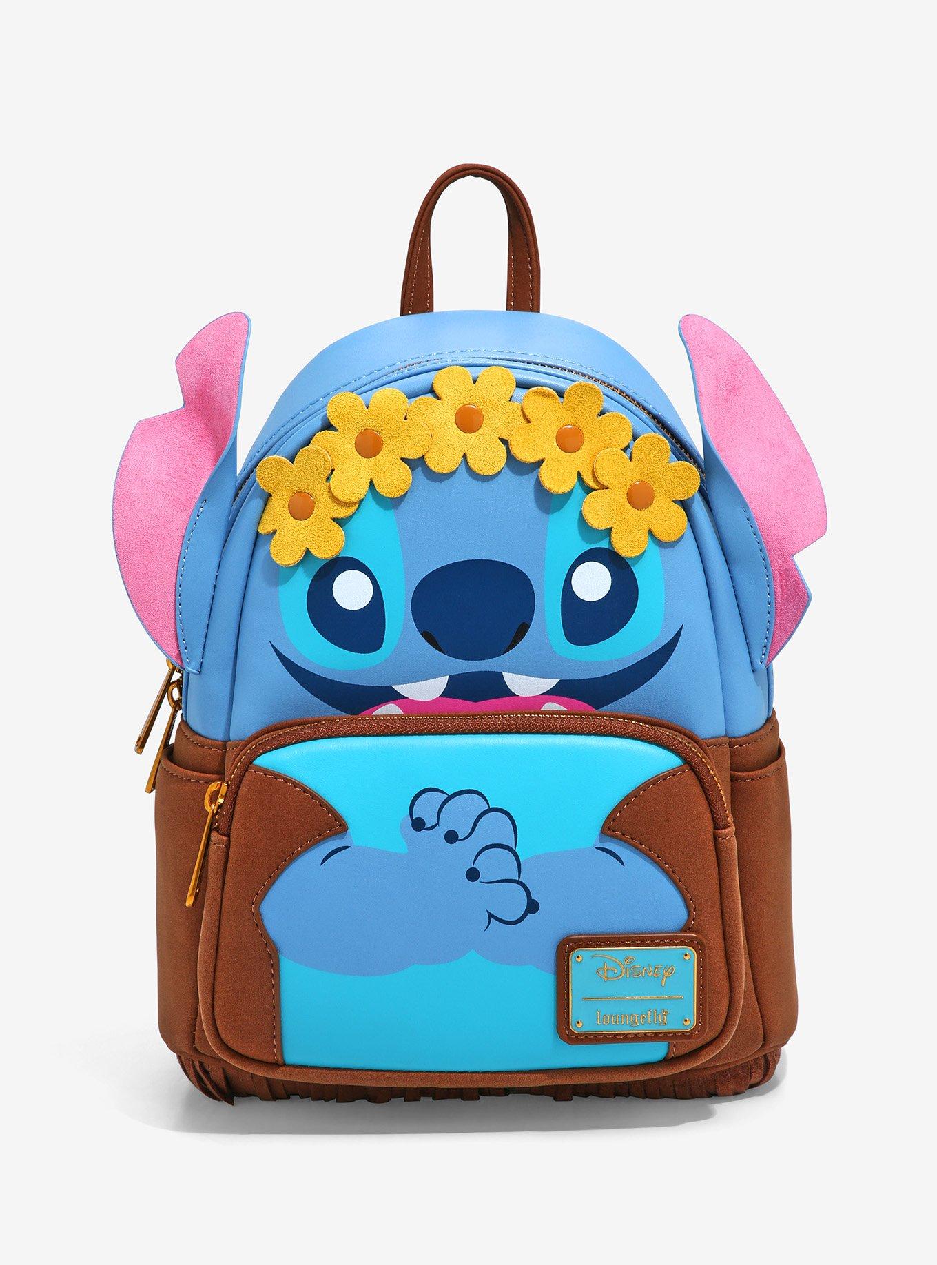 Disney Parks Stitch Tropical Florals Mini Backpack Bag New with Tag 