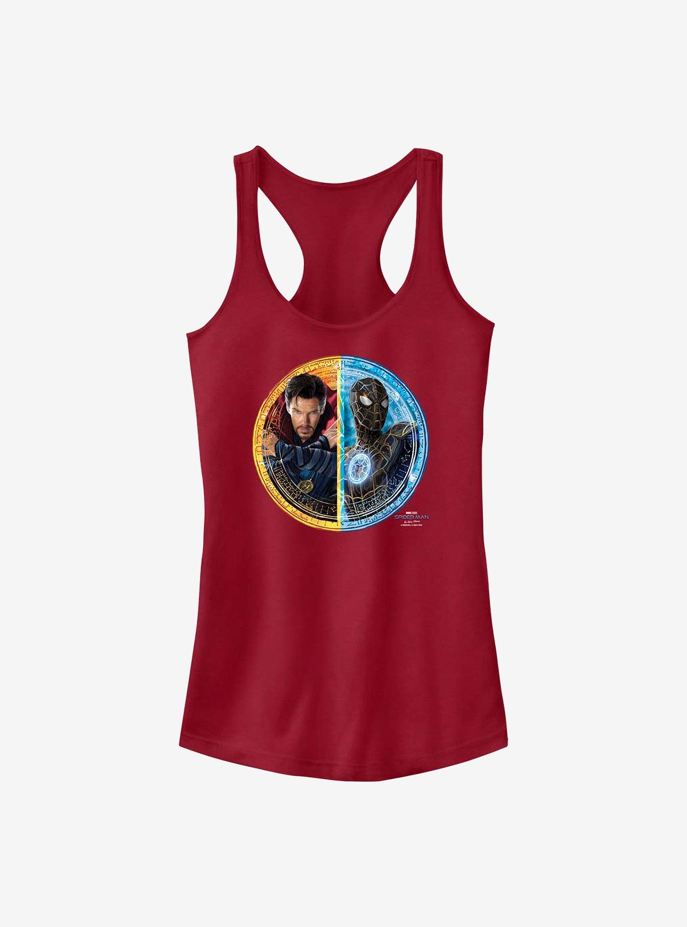 Marvel Spider-Man: No Way Home Spidey Doctor Strange Circle Girls Tank, SCARLET, hi-res