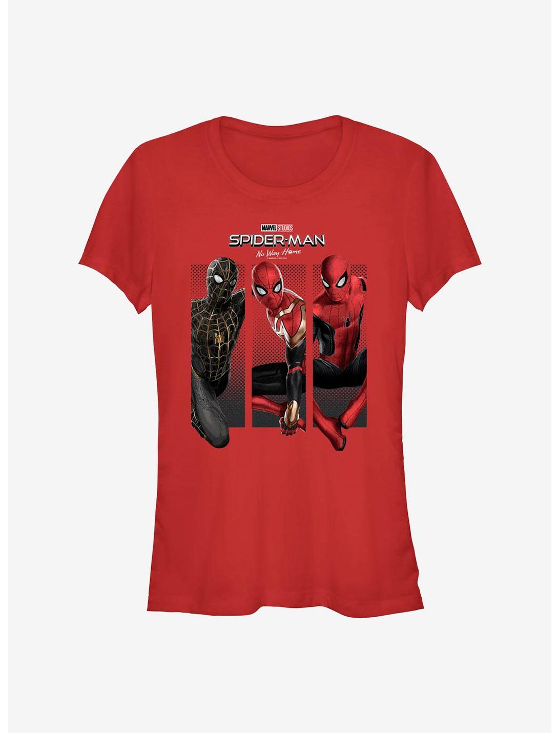 Marvel Spider-Man: No Way Home Three Poses Girls T-Shirt, , hi-res