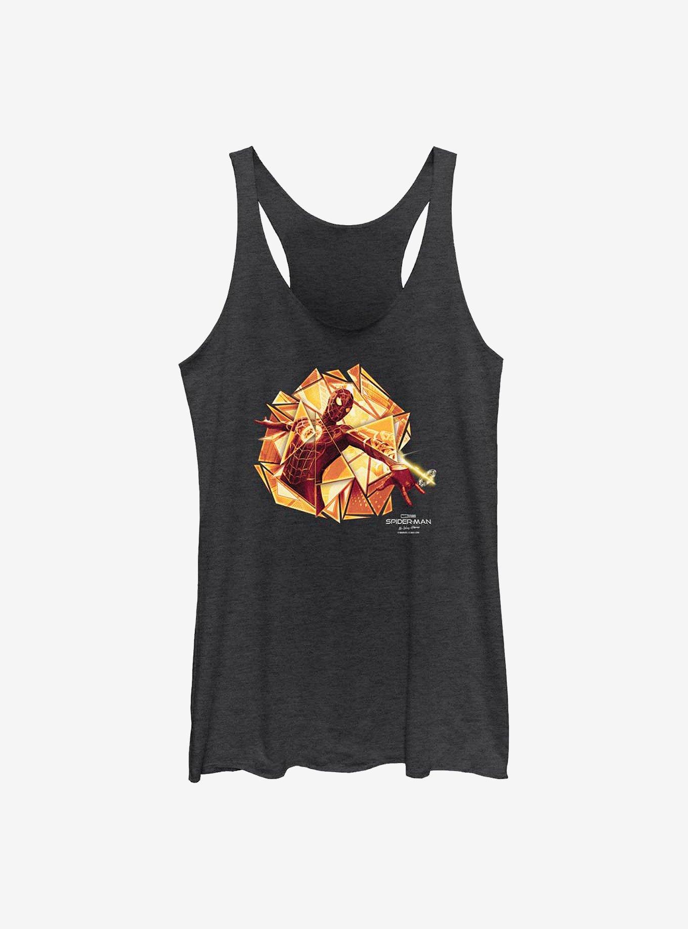 Marvel Spider-Man: No Way Home Gold Web Shot Girls Tank, , hi-res
