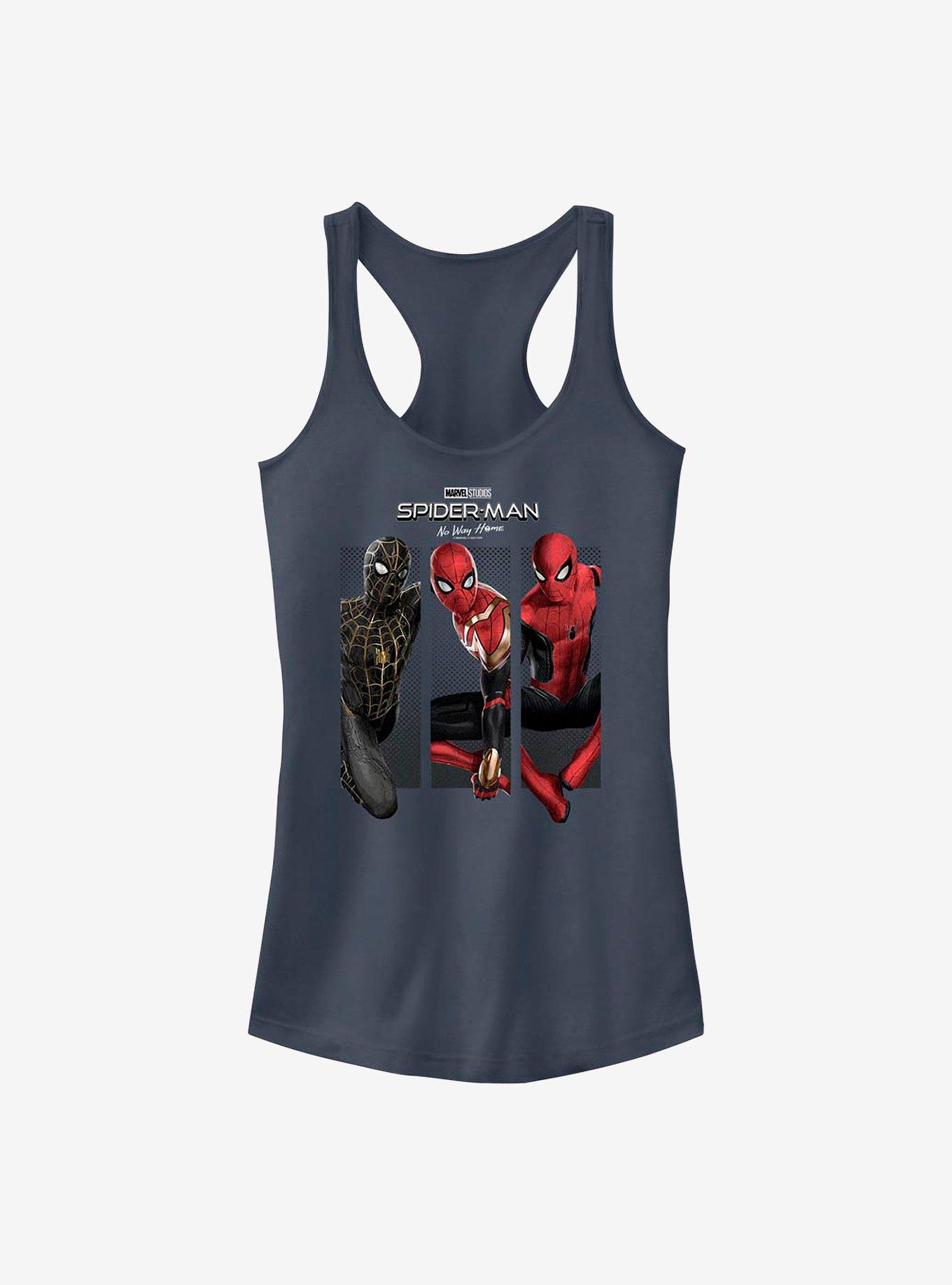 Marvel Spider-Man: No Way Home Three Poses Girls Tank, INDIGO, hi-res