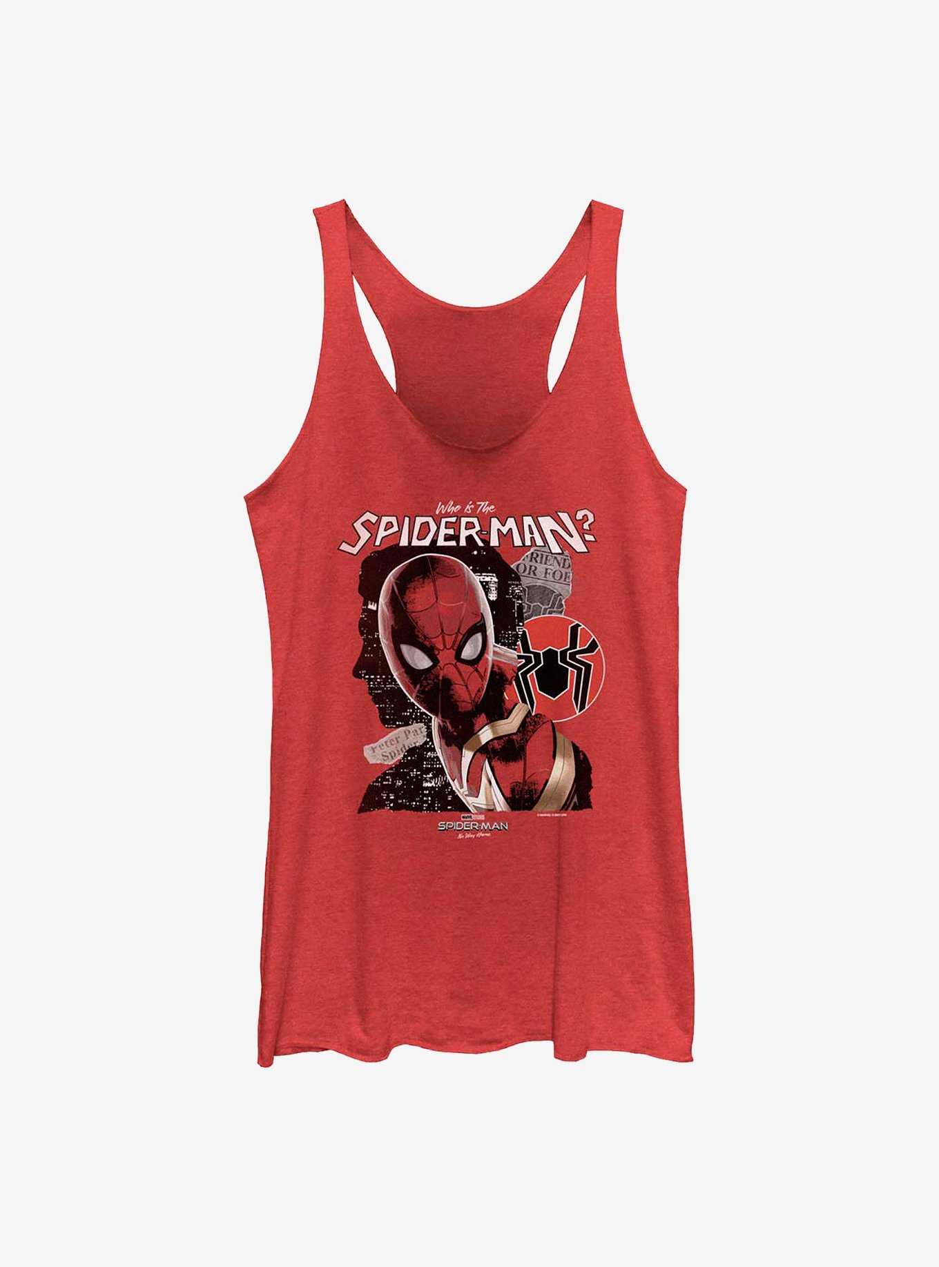 Marvel Spider-Man: No Way Home Who Is He? Girls Tank, , hi-res