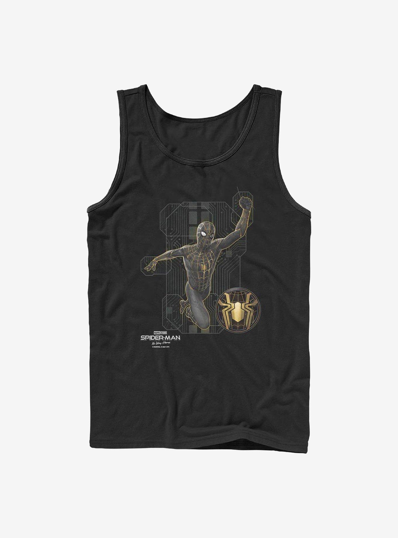 Marvel Spider-Man: No Way Home Black Tech Suit Tank, BLACK, hi-res