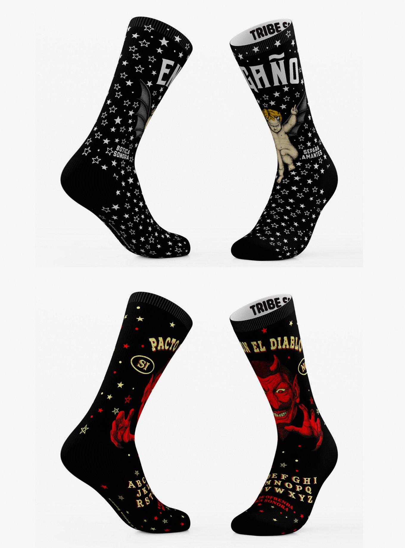 Engaño And El Diablo Botica Sonora Socks 2 Pack, , hi-res