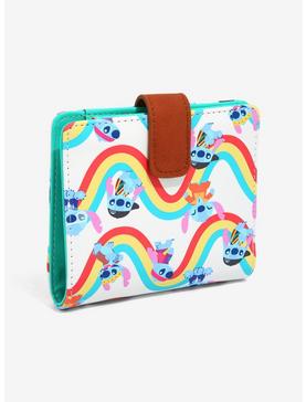 Loungefly Disney Lilo & Stitch Decade Outfits Rainbow Small Wallet - BoxLunch Exclusive, , hi-res