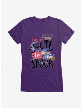 Rugrats Halloween Angelica I'm Too Cute To Spook Girls T-Shirt, PURPLE, hi-res