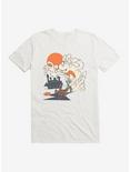 Scooby-Doo Shaggy And Scooby Running Away T-Shirt, WHITE, hi-res