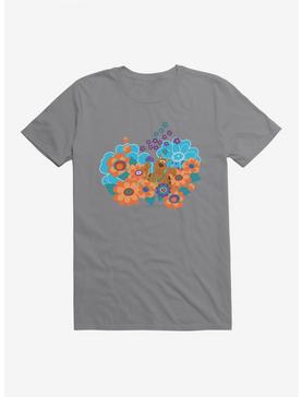 Scooby-Doo Hippie Flower Bed T-Shirt, STORM GREY, hi-res