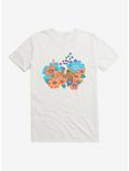 Scooby-Doo Hippie Flower Bed T-Shirt, WHITE, hi-res