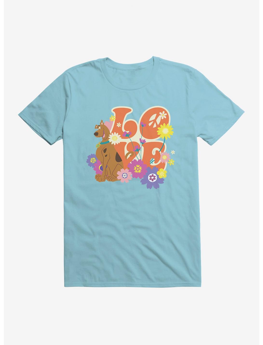 Scooby-Doo Hippie Love T-Shirt, TURQUOISE, hi-res
