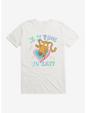 Rugrats Spike Is It Time To Eat? T-Shirt, WHITE, hi-res