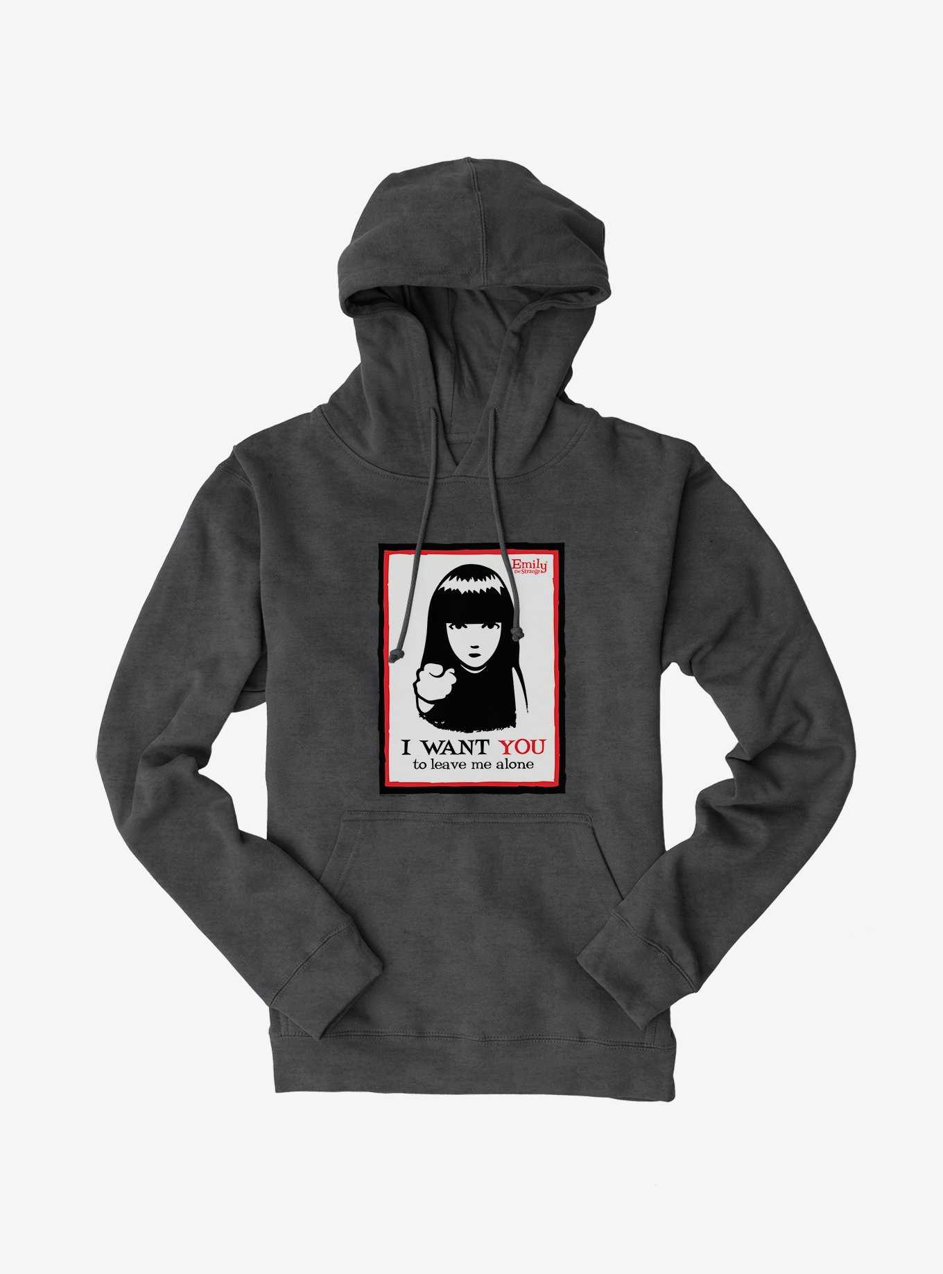 Emily The Strange I Want You To Leave Me Alone Hoodie, , hi-res