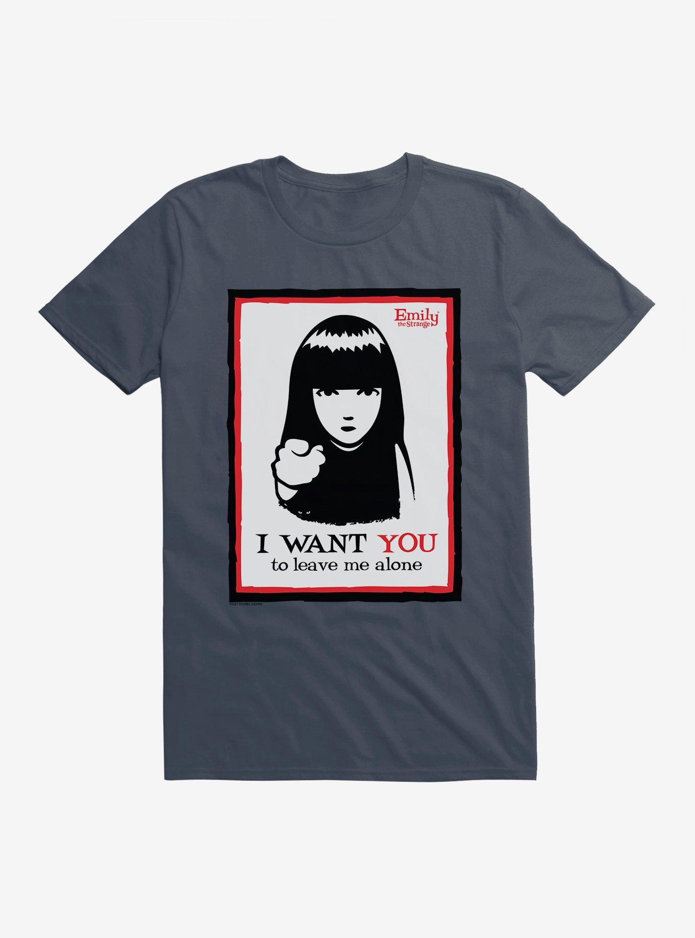 Emily The Strange I Want You To Leave Me Alone T-Shirt, , hi-res