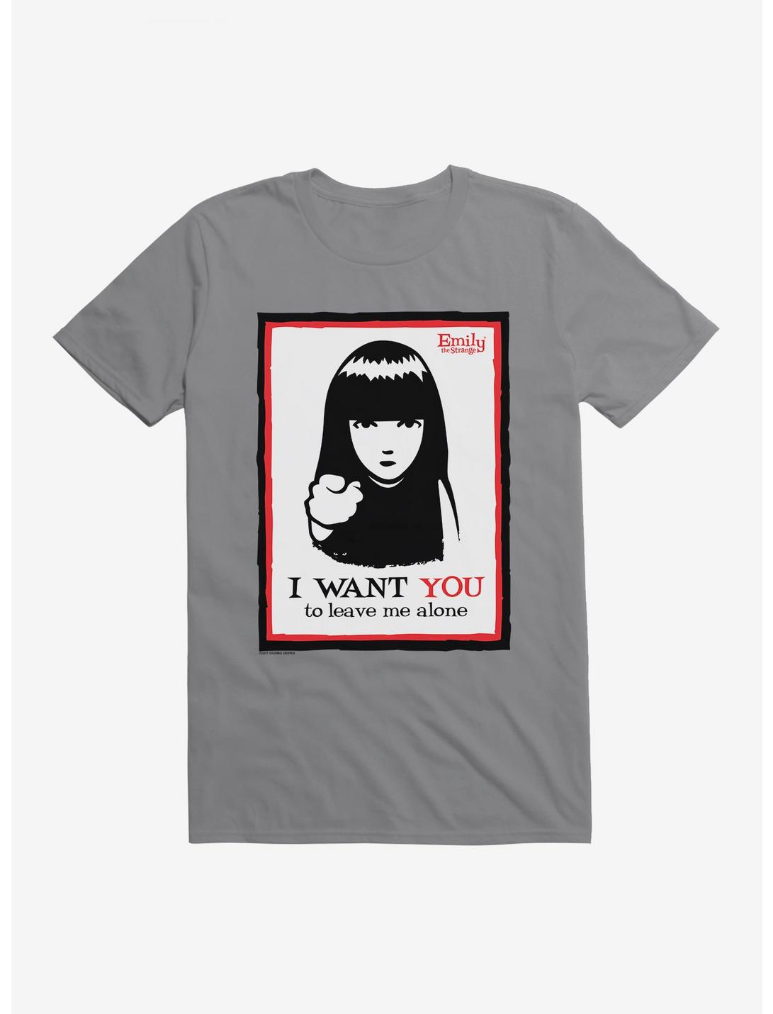 Emily The Strange I Want You To Leave Me Alone T-Shirt, STORM GREY, hi-res