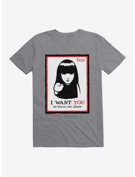 Emily The Strange I Want You To Leave Me Alone T-Shirt, STORM GREY, hi-res