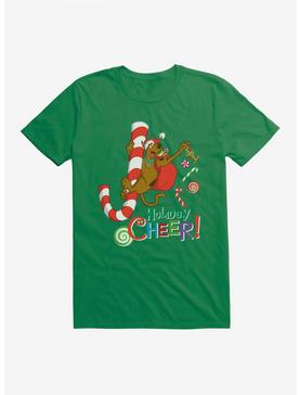 Scooby-Doo Down The Candy Cane T-Shirt, KELLY GREEN, hi-res