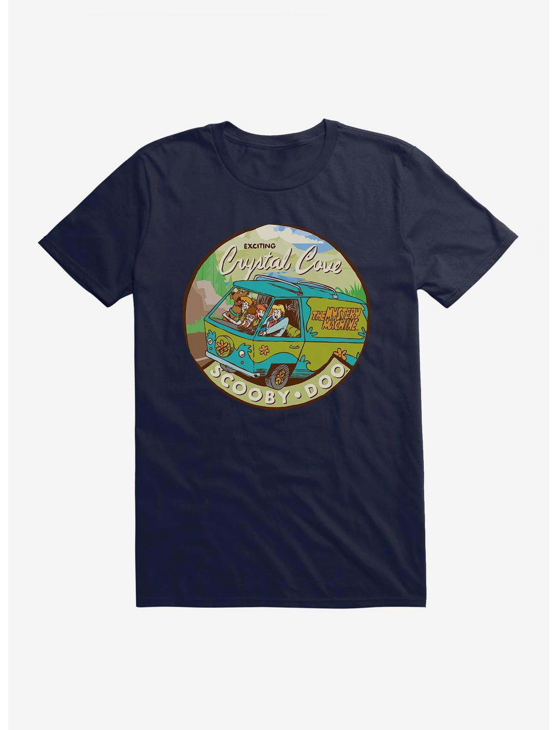 Scooby-Doo Crystal Cove Postcard Badge T-Shirt, , hi-res