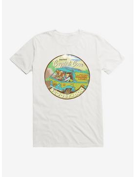 Scooby-Doo Crystal Cove Postcard Badge T-Shirt, WHITE, hi-res