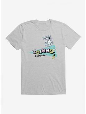 Scooby-Doo Zoinks Retro Beach T-Shirt, HEATHER GREY, hi-res