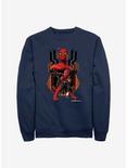 Marvel Spider-Man: No Way Home Integrated Suit Sweatshirt, NAVY, hi-res