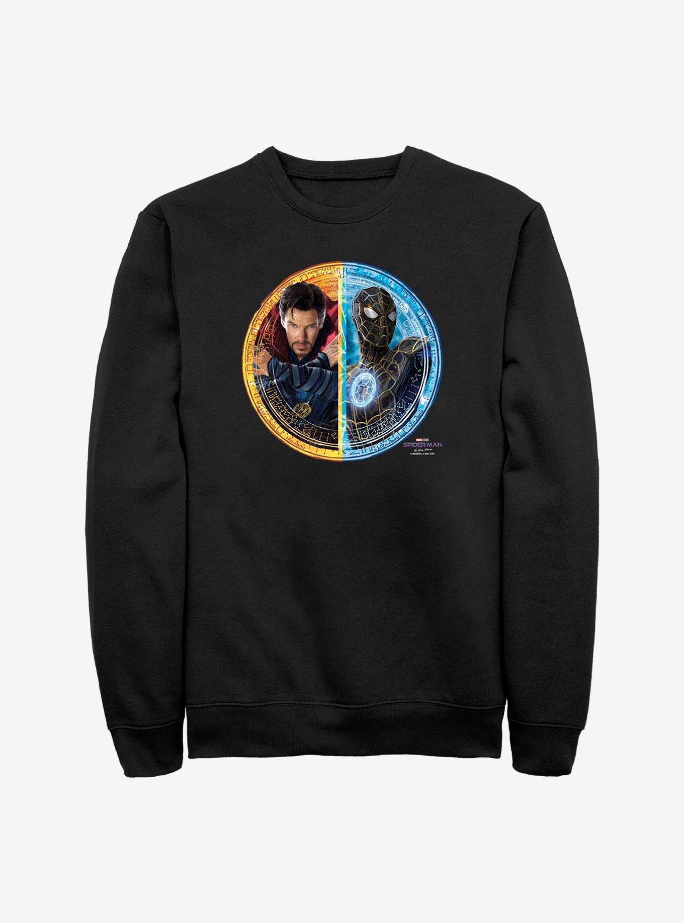 Marvel Spider-Man: No Way Home Spidey Strange Circle Sweatshirt, BLACK, hi-res